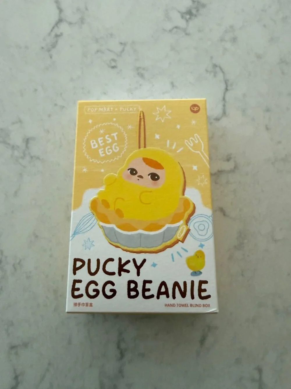 Egg Roll - NEW Sealed Pop Mart Pucky Egg Beanie Hand Towel